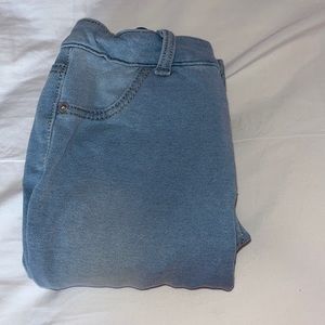 kids size 8 cat and jack jeans - petite - light blue - adjustable